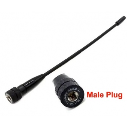 Esnek SMA Erkek Dual Band VHF/UHF Telsiz anten