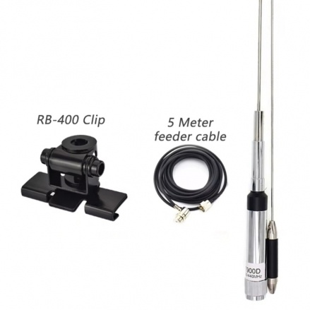Tkstar Kalitesi ile 3lü set. Mobil telsiz seti Gronda, 4 Band anten, 5 mt kablo