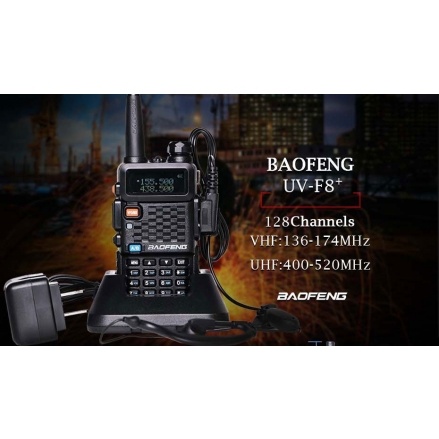 Baofeng Bf-F8 Dual Bant El Telsizi (Vhf+Uhf 8 WATT