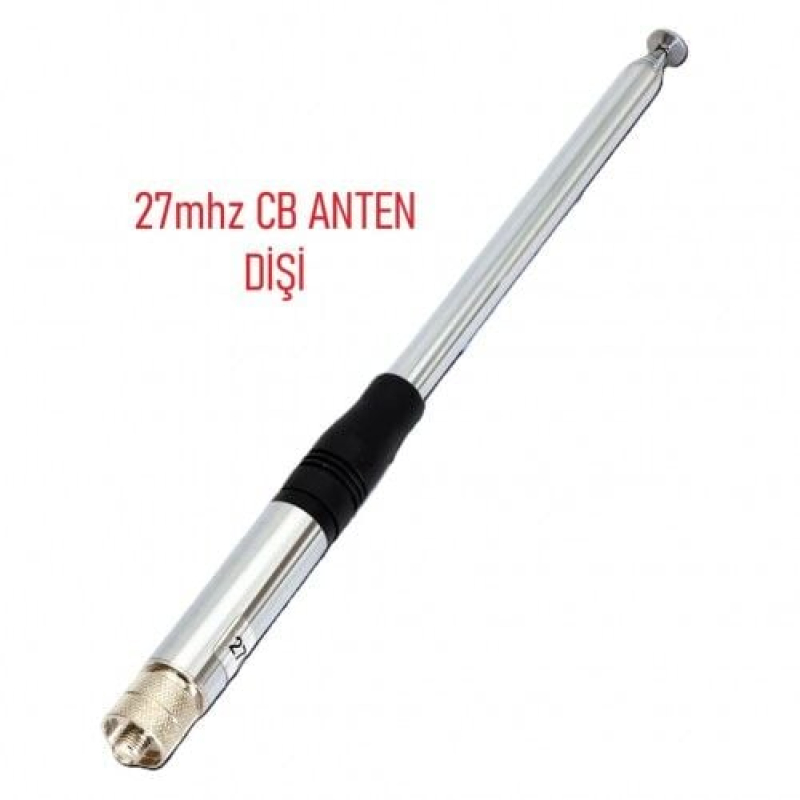 CB TELESKOPİK ANTEN 23cm - 130cm (DİŞİ)
