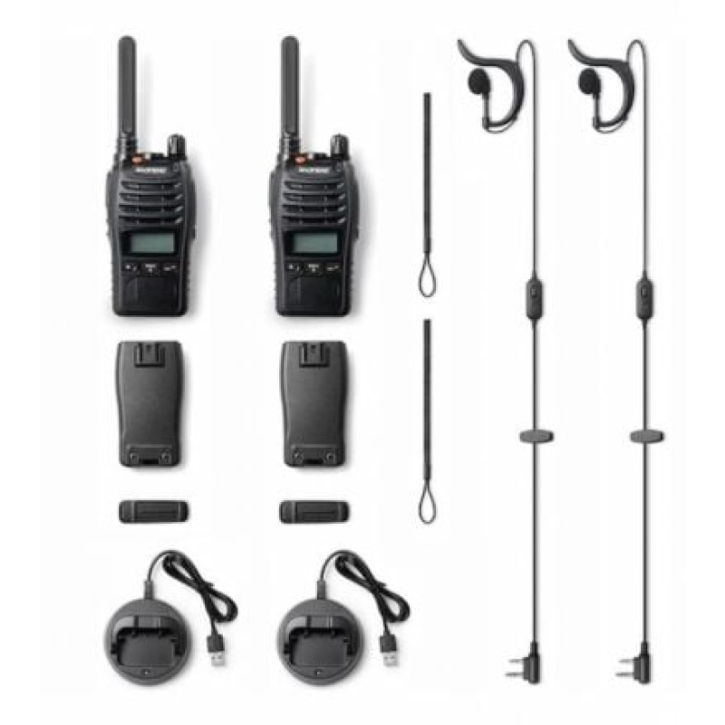 2'li set Baofeng e88 Ekranlı 16 kanal Telsiz