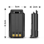 BAOFENG UV-5R/F8 PLUS BATARYASI TYPE-C 2800MAH - Görsel 3