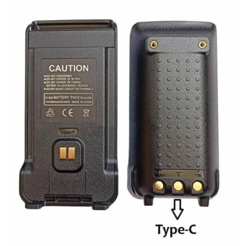 TYT UV88/98 Yüksek Kapasite(3200mAh) Type-C Batarya