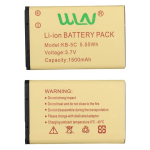 Wln teknoben mars tkstar Uyumlu 1500 mAh Telsiz Batarya - Görsel 2